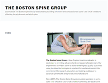 Tablet Screenshot of bostonspinegroup.com